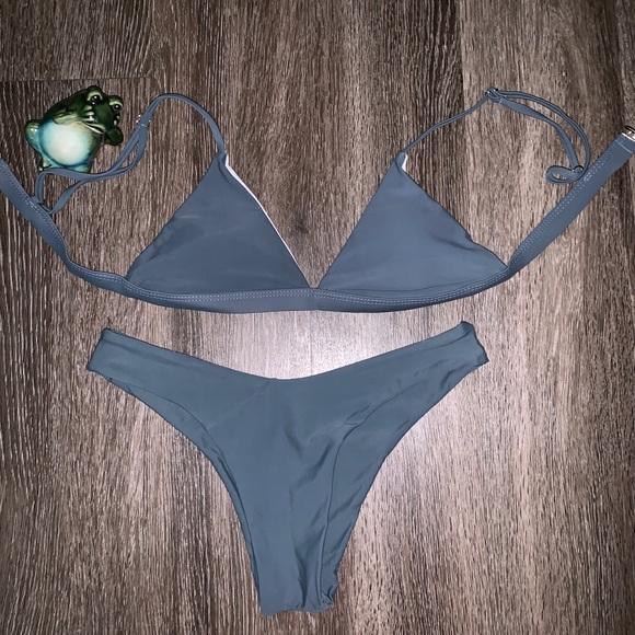 Grayish green bathing suit - Picture 1 of 5